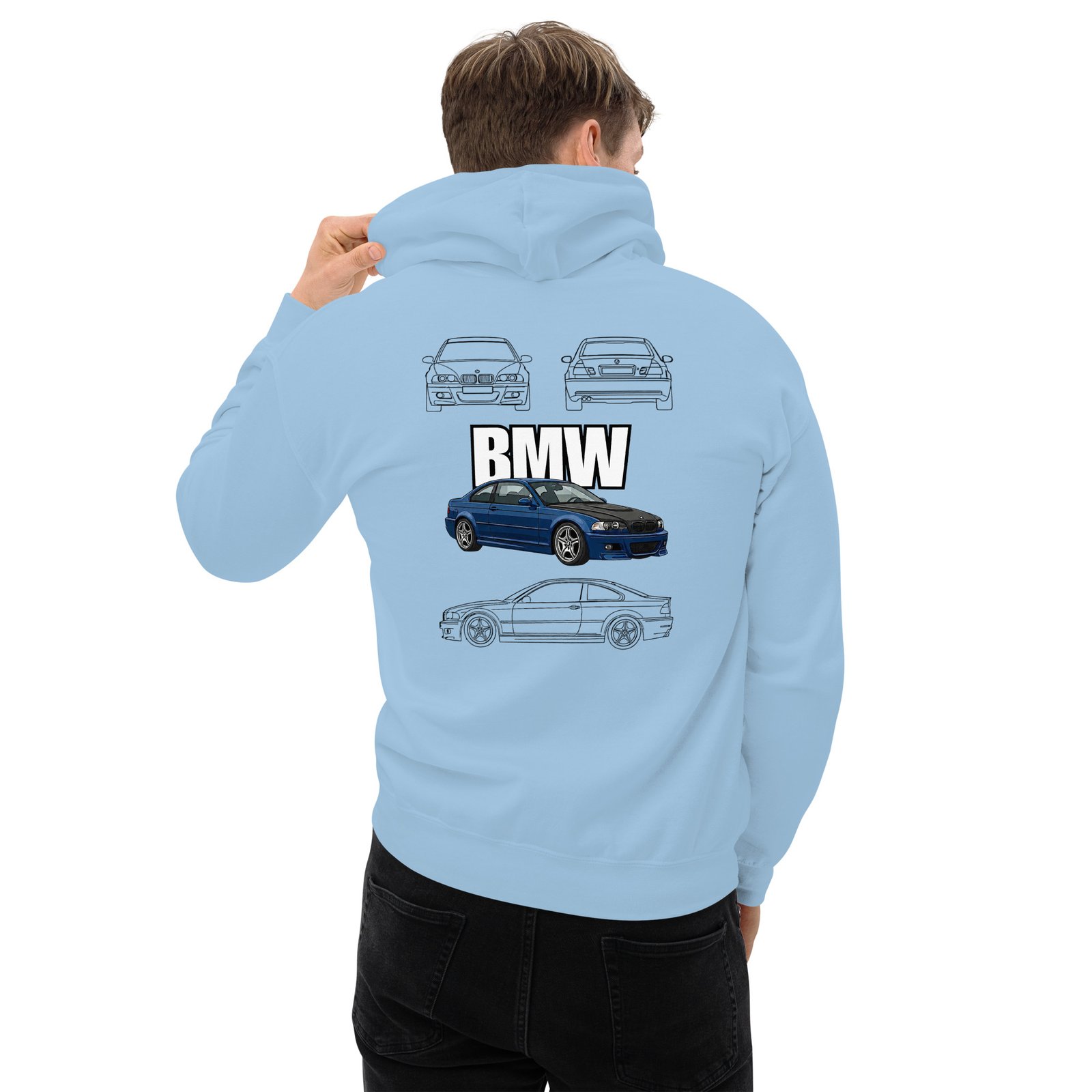 Sudadera con capucha Bimmer Sketch - Imagen 5