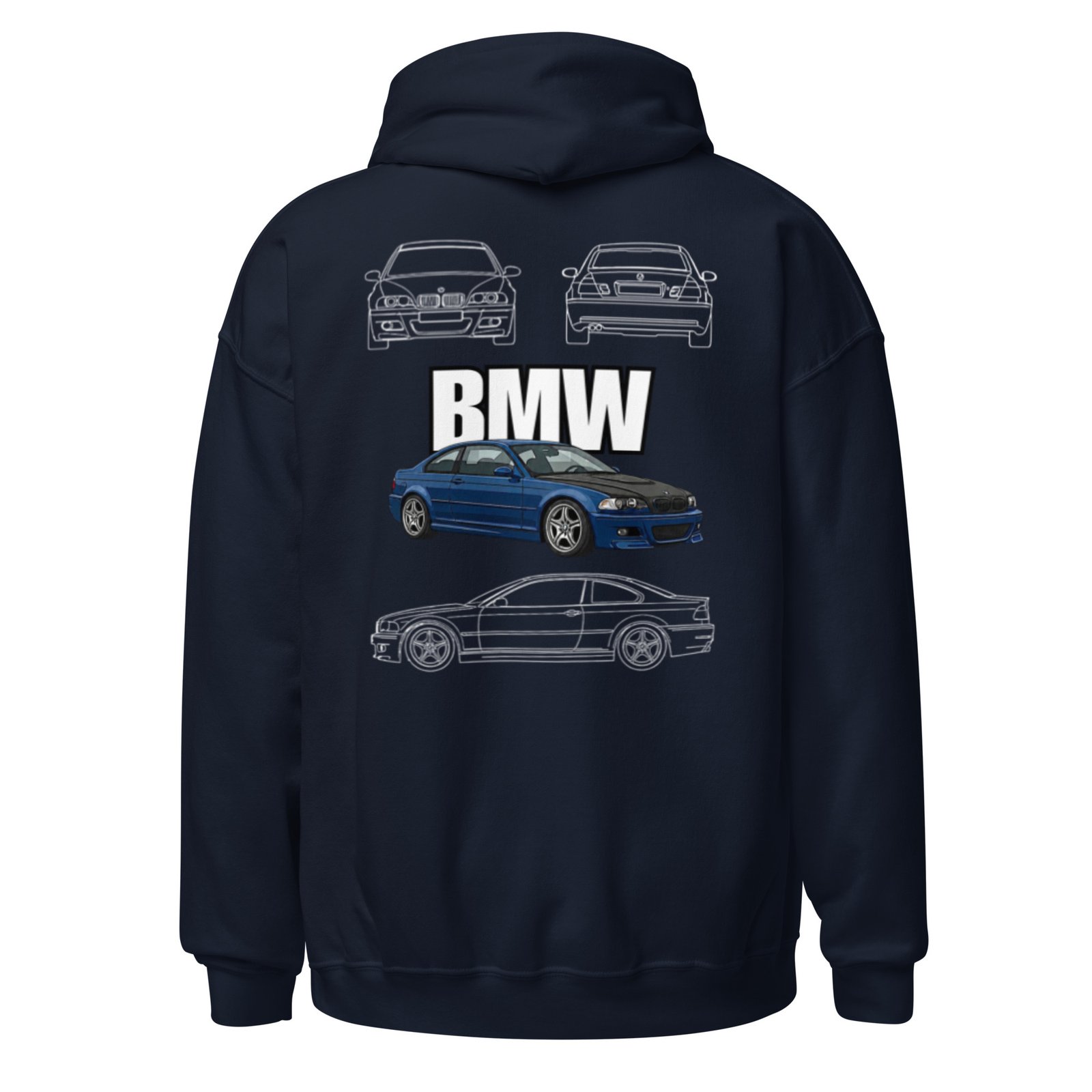 Sudadera con capucha Bimmer Sketch - Imagen 4